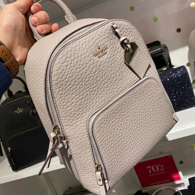white Carter Backpack Kate Spade Original Product