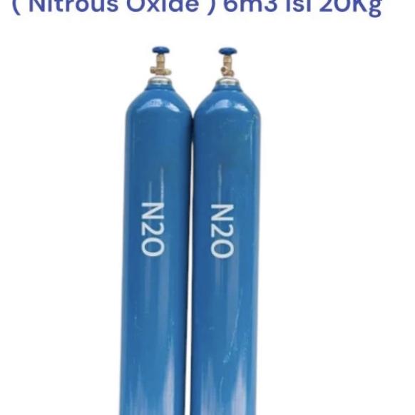 Tabung gas  N2o nitrous oxide  medis