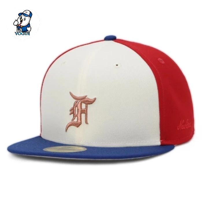 Topi New Era Ori Fear of God (FOG) Montreal Expos MLB Cooperstown 2023 Blue Ivory Red 59FIFTY Fitted