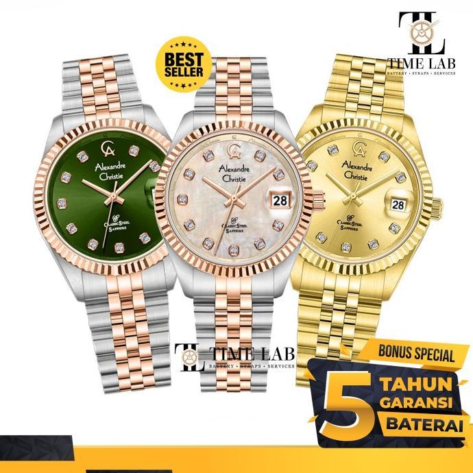 Promo / Terlaris JAM TANGAN COUPLE ALEXANDRE CHRISTIE AC5013 / AC 5013 ORIGINAL Terbaik