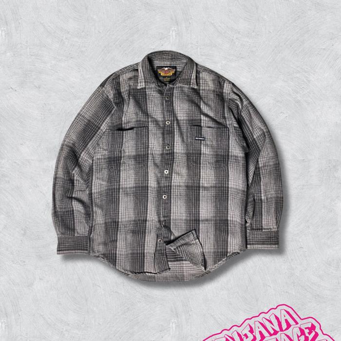 Harley Davidson Flanel Jacket Vintage