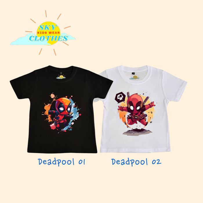 Kaos Anak Deadpool Kaos Sablon Deadpool
