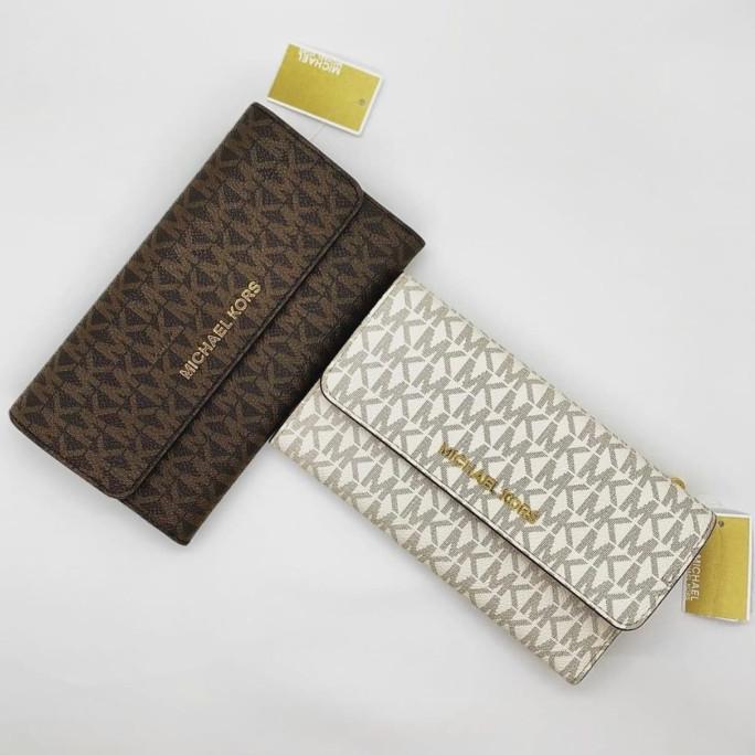 Michael Kors Signature Jet Set Travel Trifold Wallet Original Original Product