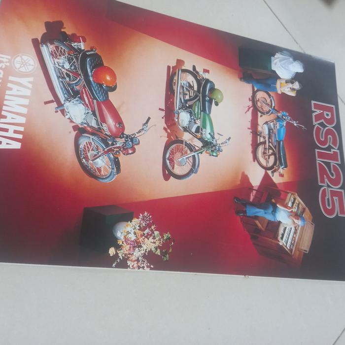 brosur yamaha rs125 4  jadul