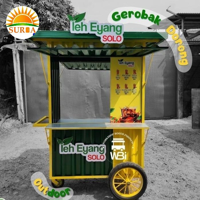 gerobak es teh solo,booth es teh,booth kontainer, booth roti,booth nasi telur