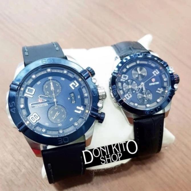 Promo / Terlaris Jam Tangan Couple Expedition Original E-6763 E6763 E 6763 Harga Sepasa Terbaik