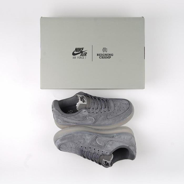 Nike Air Force 1 Low Reigning Champ - Champion Reflective Dark Grey Black