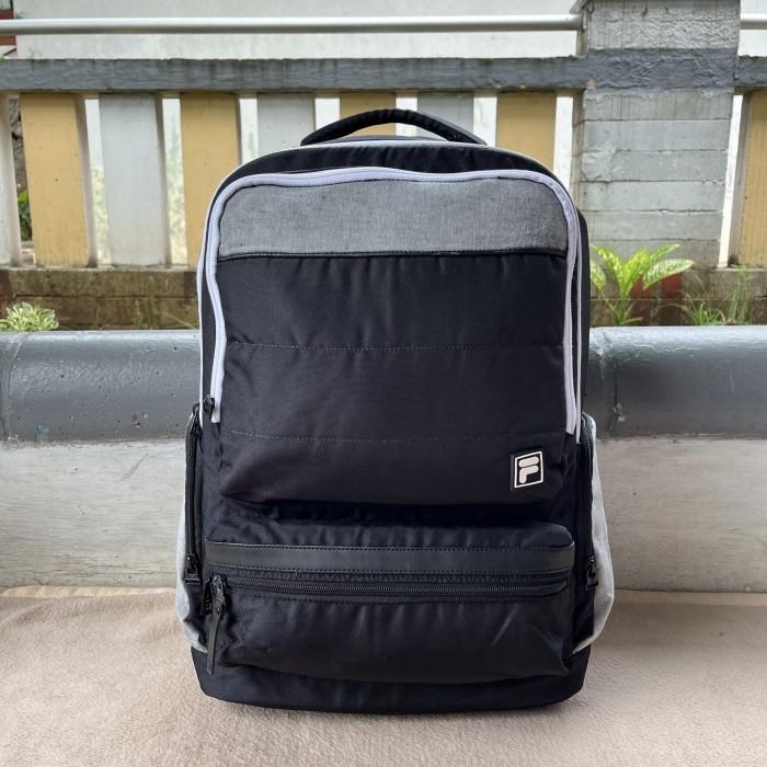 ransel bag tas second fila hitam pria wanita dan anak muat leptop untuk sekolah kerja atau travellin