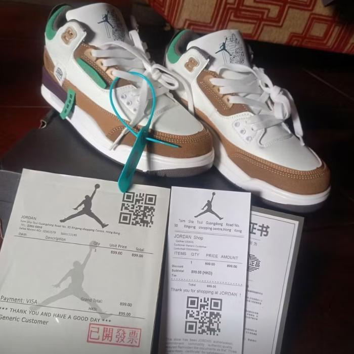 Sepatu Nk33 A1r JOrdan Retro 3 L1ng Of Th3 Tiq3r Premium Import Quality