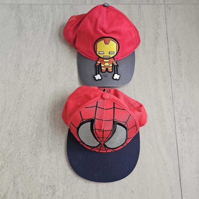 Kids Cap Hat Topi Anak Iron Man Spiderman Marvel Disney PRELOVED ORIGINAL Bundle 2