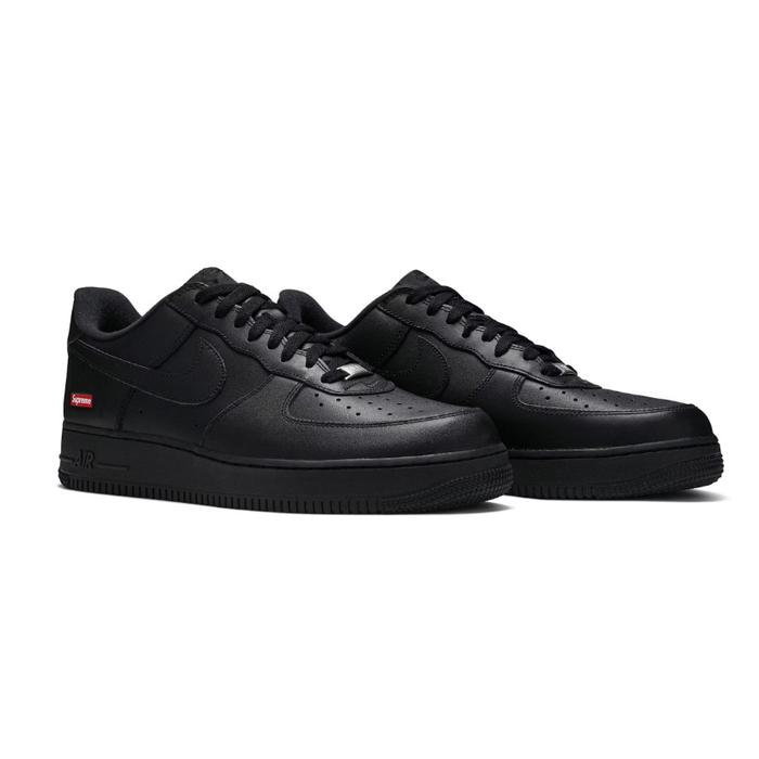 Nike Air Force 1 Low x Supreme Black 100% Original BNIB(sepatu baru dalam box)!