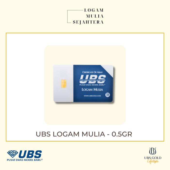LOGAM MULIA UBS GOLD GRAMASI 0.5 - 100 GR