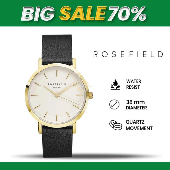 SALE Jam Tangan Wanita Rosefield GWBLG-G32 Original