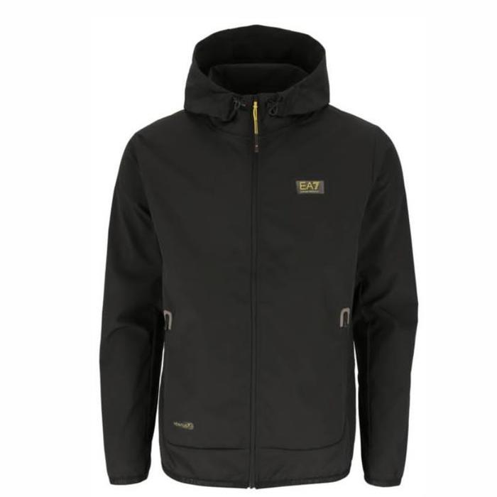 JAKET HOODIE ' ARMANI EMPORIO EA7 VENTUS BLACK ORIGINAL