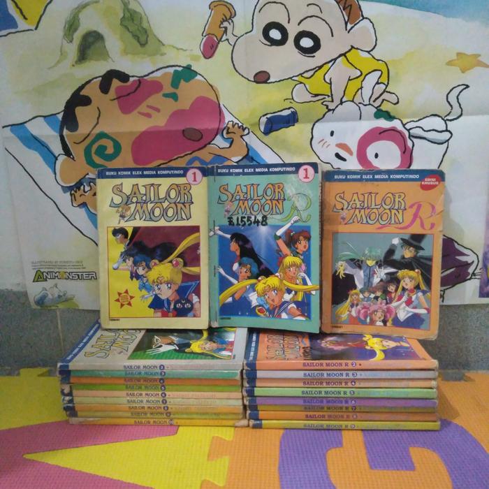 komik full set tamat sailor moon warna 1-10 end + sailor moon r 1-9 end + sailor moon r edisi khusus