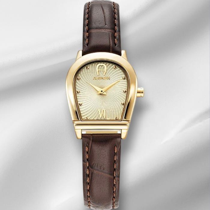 Aigner Molise AGW.282004.C kulit coklat gold jam tangan cewek original