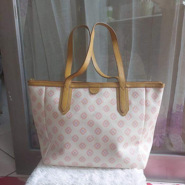 Tas Tote Keyper Fossil Original Wanita Cewek Totebag