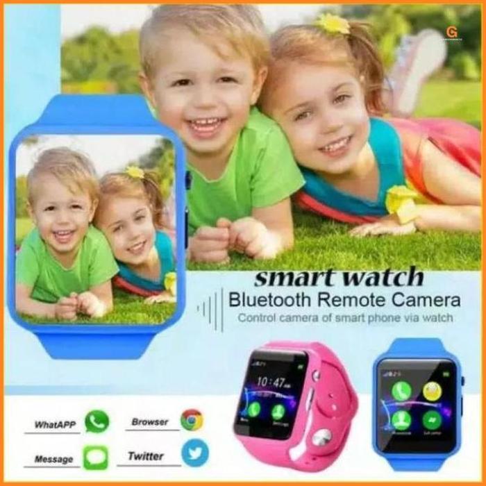 new JAM TANGAN HP ANDROID ANAK PEREMPUAN LAKI - LAKI JAMAN NOW BISA TELPON SMS MUSIK CAMERA DLL ADA
