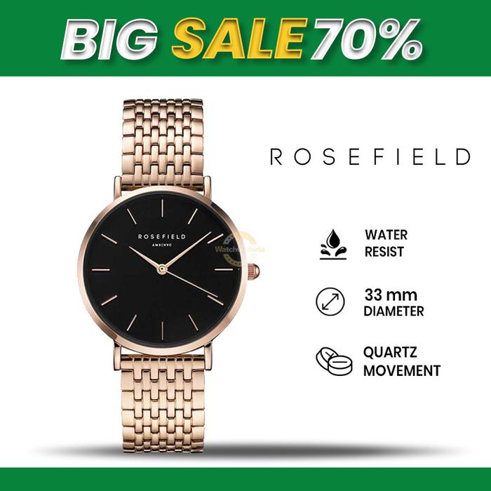 SALE Jam Tangan Wanita Rosefield UEBR-U23 Original