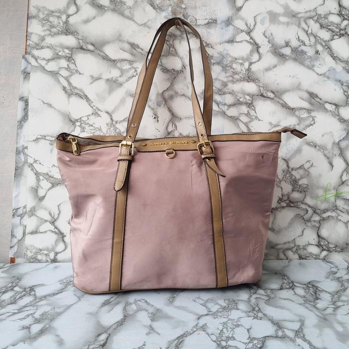 TAS TOTE WANITA ADRIENNE VITTADINI SECOND BRANDED IMPORT NYLON