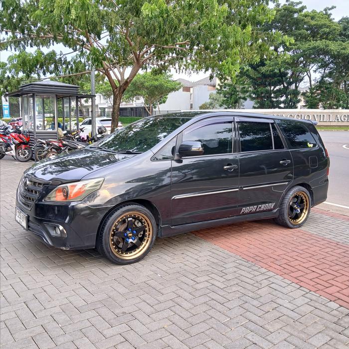 Velg Samlong Mobil Toyota Innova R18 Lebar 85/95 Inch Pcd 5X114 HSR BOB Palang Lima Ring 18