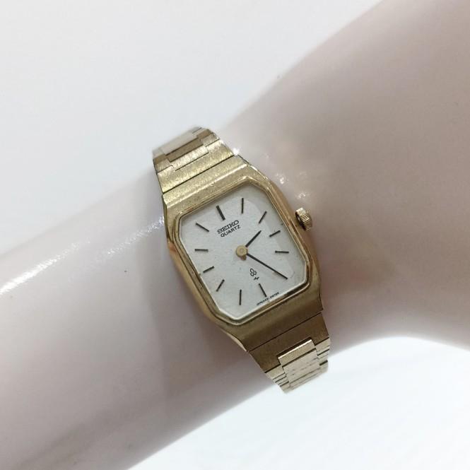 Jam Tangan Seiko Vintage Ladies SGP Solid Gold Plated 43-3020 Quartz Watch Wanita Bekas Second Asli