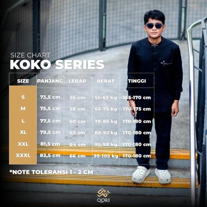 Muslim Qori Apparel Signature Abu Salamah Baju Koko Pria (Lengan Panjang) SLM-2 Terbaru 100% origina