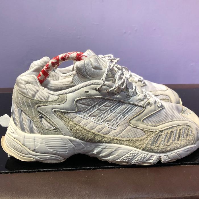 ADIDAS CONSORTIUM TORSION TRDC AND NORSE PROJECT WHITE GRAY SZ 42 INSOL 265 MADE IN VIET