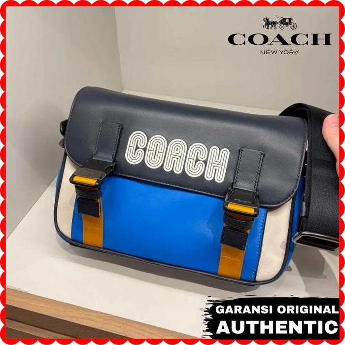 Tas Selempang Pria Coach Track Original Store Branded Authentic