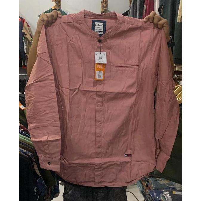 Muslim Kemeja Semi Koko Retama Lengan Panjang Full Kancing / Kemko Retama Lengan Panjang Premium Ful