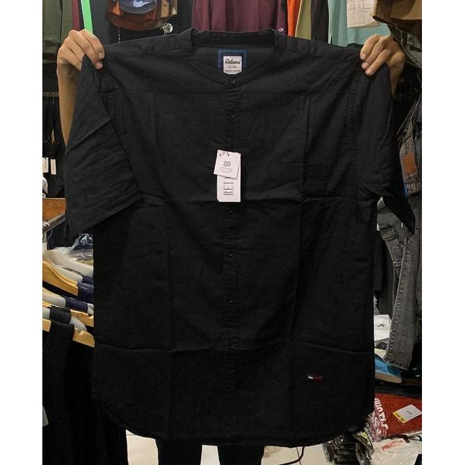 Muslim KEMEJA SEMI KOKO BIG SIZE LENGAN PENDEK FULL KANCING RETAMA / KEMEJA SEMI KOKO LENGAN PENDEK
