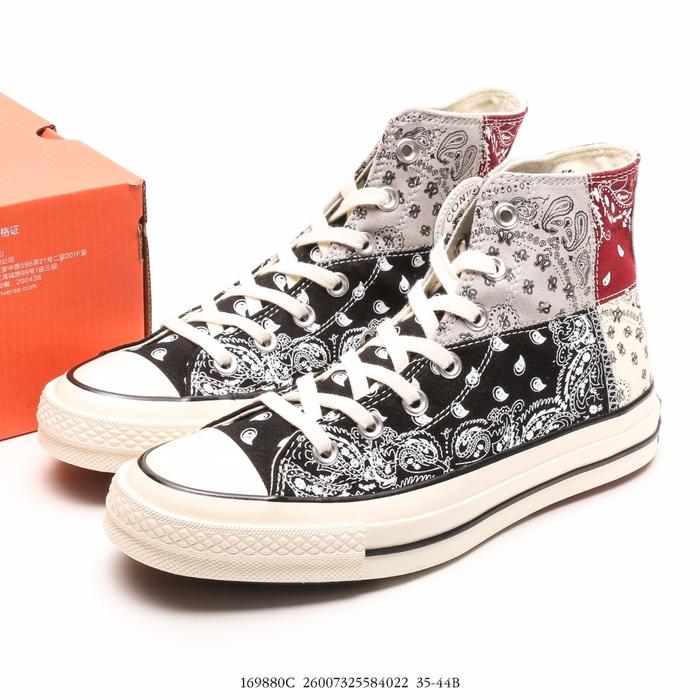 Offspring x Converse Chuck 70 High 'Paisley Patchwork' 169880C 100% Real Picture By Sneakers Kita