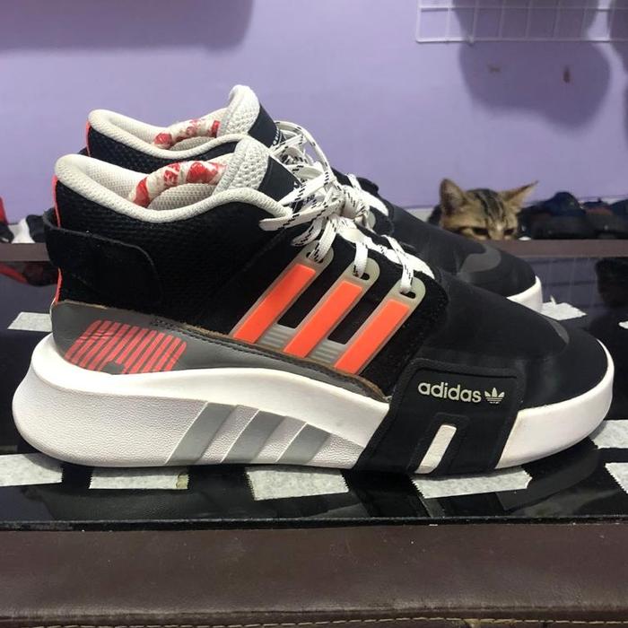 ADIDAS ORIGINAL EQT BASK ADV V 2.0 1BLACK PINK WHITE FW 4255 SPECIAL EDITION SZ 40 INSOL 245 MADE IN
