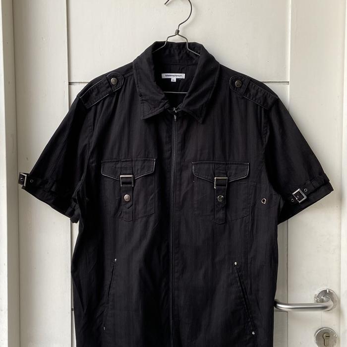 GILEVANS PREMIUM Black Zip Shirt