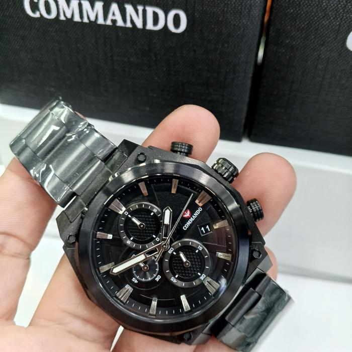 Jam tangan pria Commando CM7009G-3BDB#Commando CM7009G#CM7009G-3G-BDB
