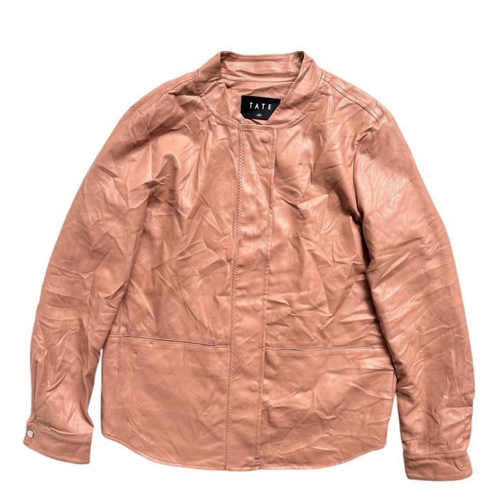 Tate Leather Jacket Kulit Faux - S