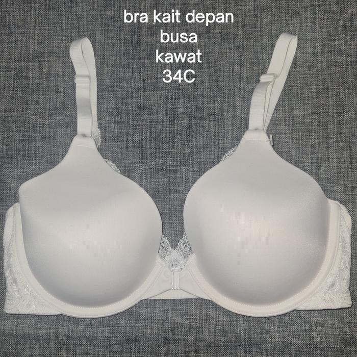 bra busa branded sexy lingerie kait depan front closure menyusui 34 denimbra kaos busa