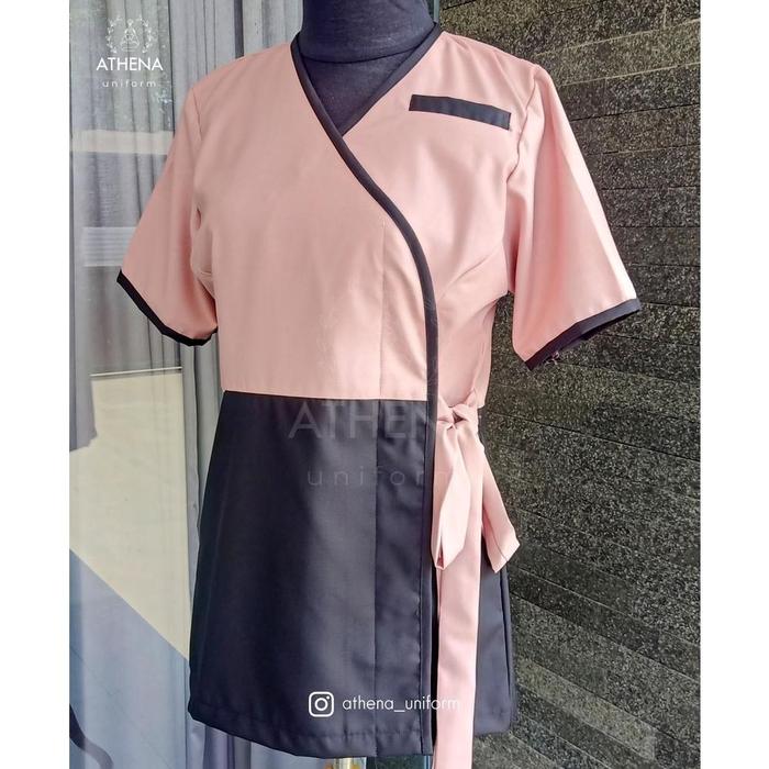 Termurah Atasan Baju Seragam Suster/Seragam nanny/ SERAGAM ART/ SERAGAM KLINIK/ SERAGAM RUMAH SAKIT/
