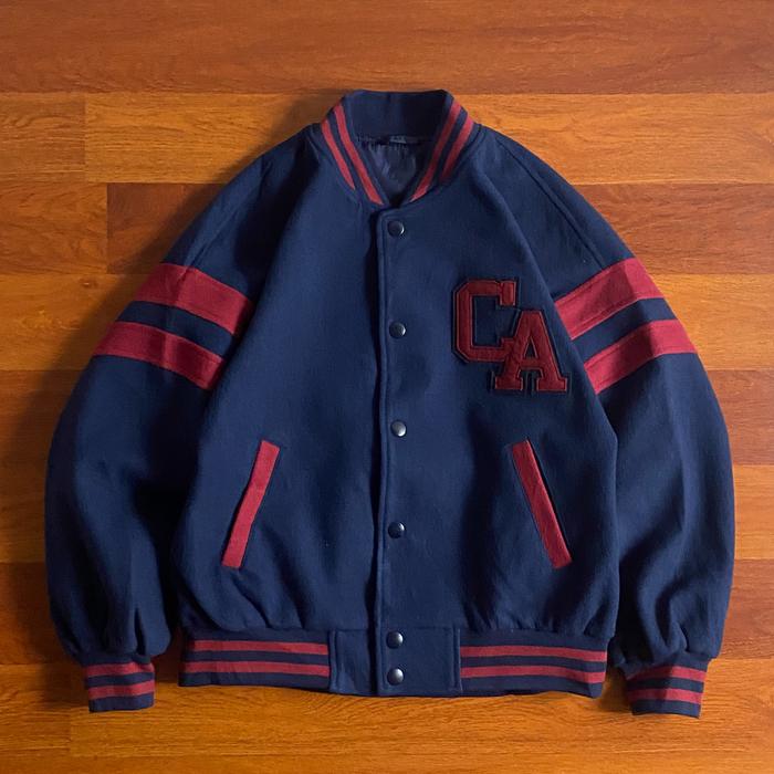 GU by uniqlo wool varsity jacket ( M ) pria