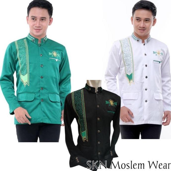 Skn- Jasko Sorban Nu Hitam Putih Hijau Baju Jaskoko Premium M L Xl Xxl