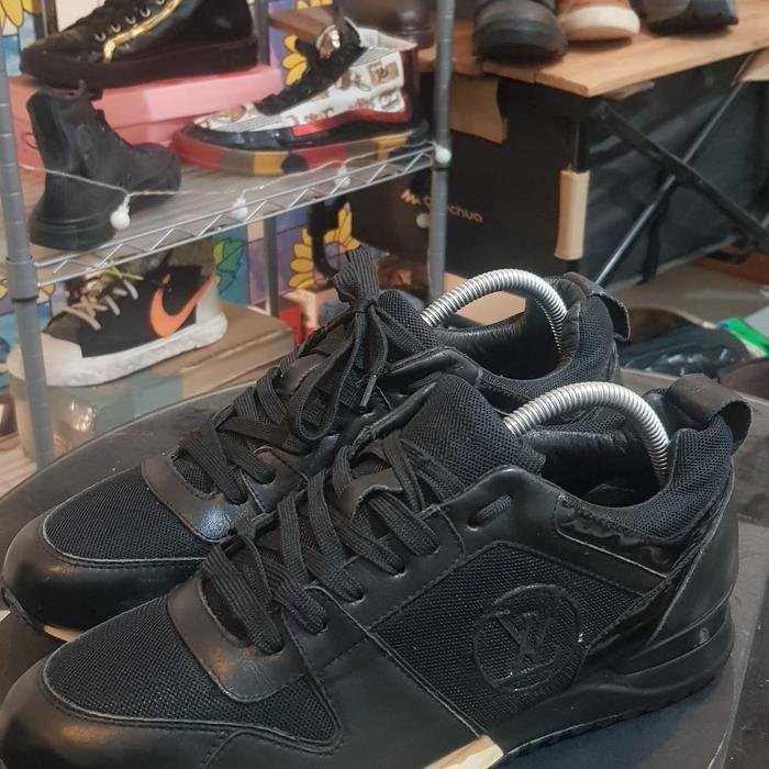 LV Louis Vuitton_Run Away Black Leather Elpong_elvi size 42
