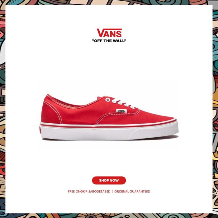 Vans - Authentic Classic - Red Chili - Original