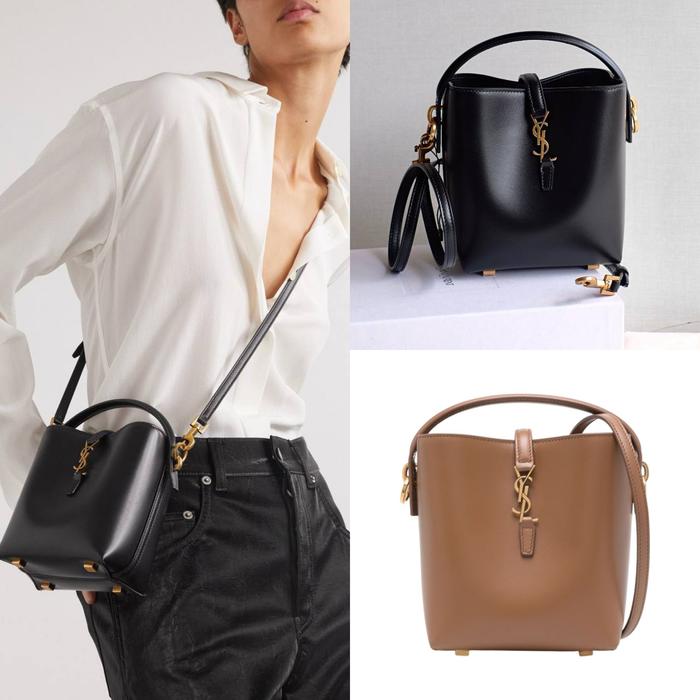 Saint Laurent YSL Le 37 Mini Bucket Bag in 2 colors