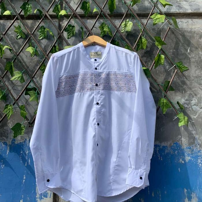 Premium baju kemko kemeja koko MK pria muslim dewasa lengan panjang MK