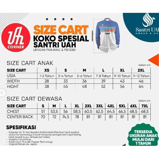 Terbaru Baju Koko Premium Ustadz Adi Hidayat Uah 100% Original Lengan Panjang