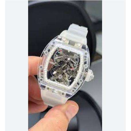 RM 56 TOURBILLON SAPHIRE TRANSPARAN SWISS JAM TANGAN
