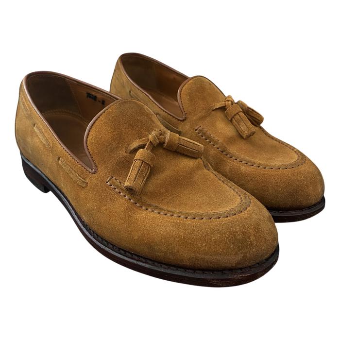 Jalan Sriwijaya Tassel loafers Tobacco Suede