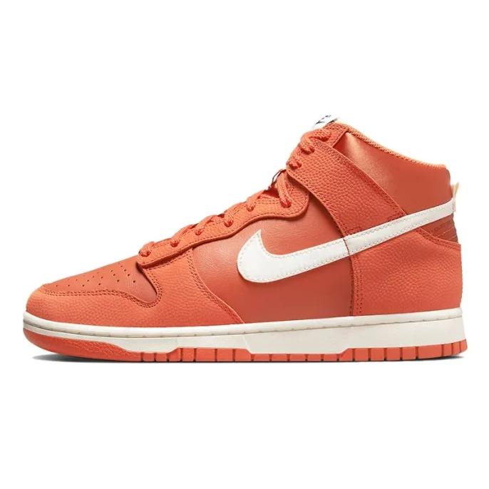 SEPATU SNEAKERS NIKE DUNK HI RETRO PRM EMB RED ORIGINAL BIG SIZE 47