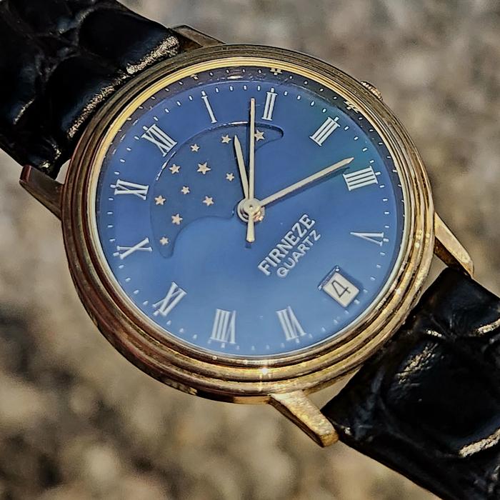Jam tangan Firneze Vintage moonphase