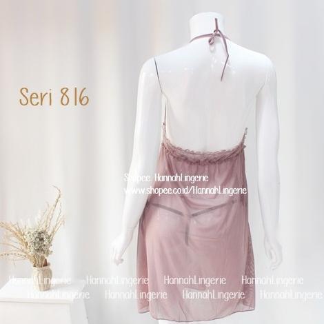 Lingerie S-Xl Baju Tidur Transparan Baju Tidur Sexy Linjeri Sexi By Hannah Lingerie Ukuran S M L 816